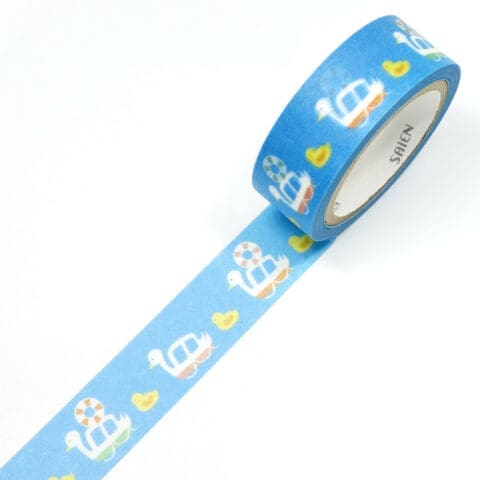 Masking Tape Swan Boat