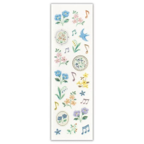 Stickers Flowers And Musical